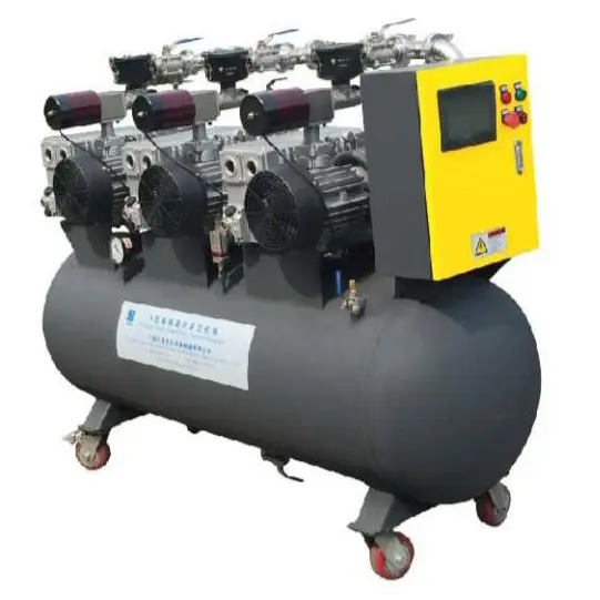 Single Stage Rotary Vane Vacuum Pump Set
